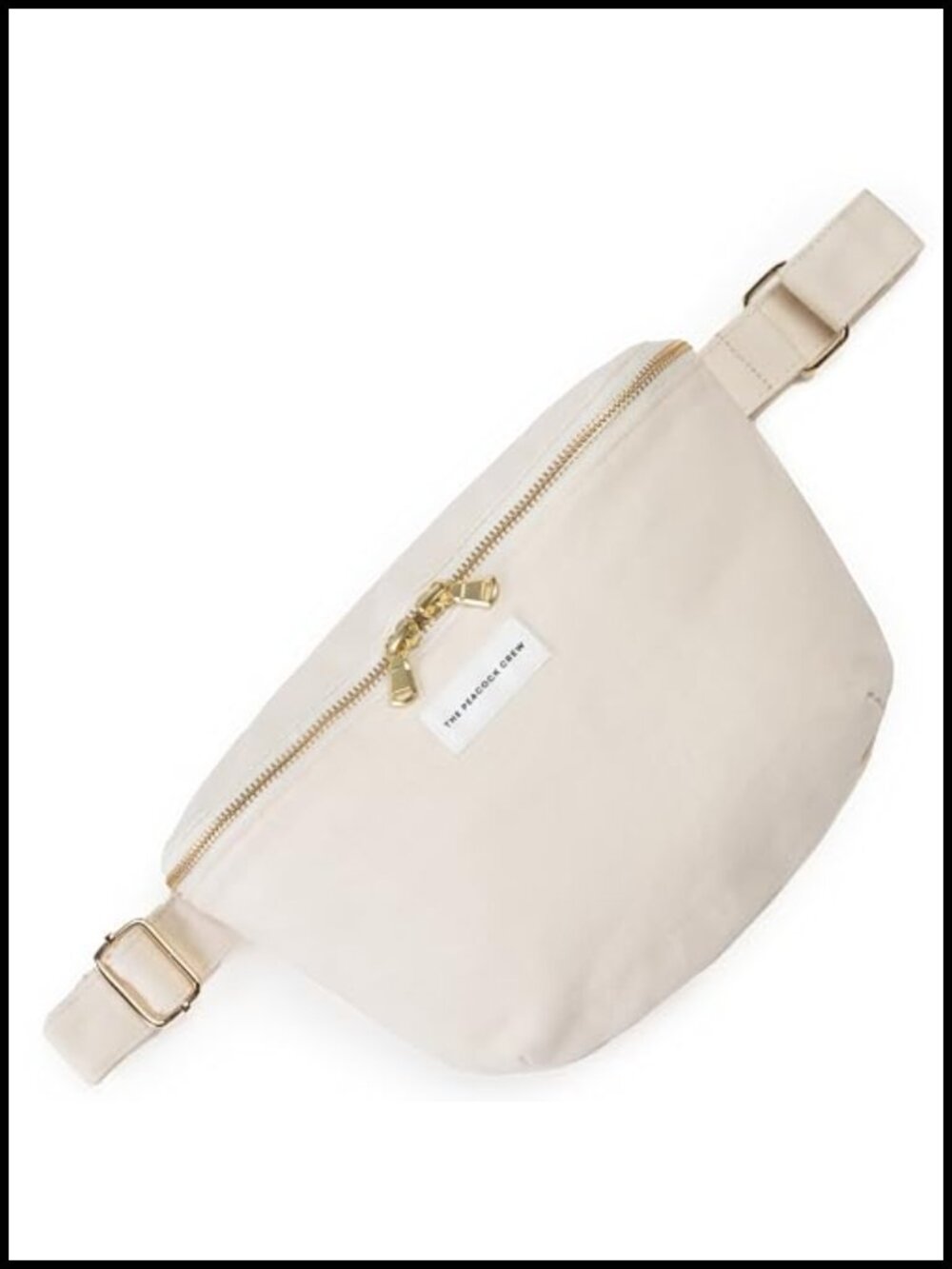 Cotton Canvas Crossbody Belt Bag Unisex Travel Waist Pack